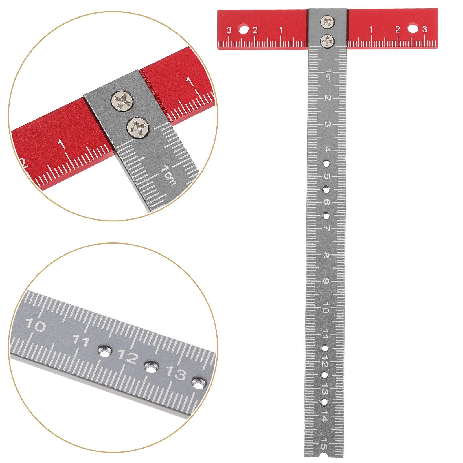 Power Tools Aldi - T Ruler Aluminum Alloy Precise Right