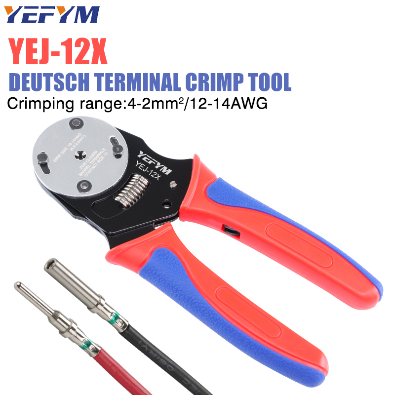 Power Tools Japan - Deutsch Crimp Tool,YEJ-12X/16X/20X Closed Barrel Crimper: