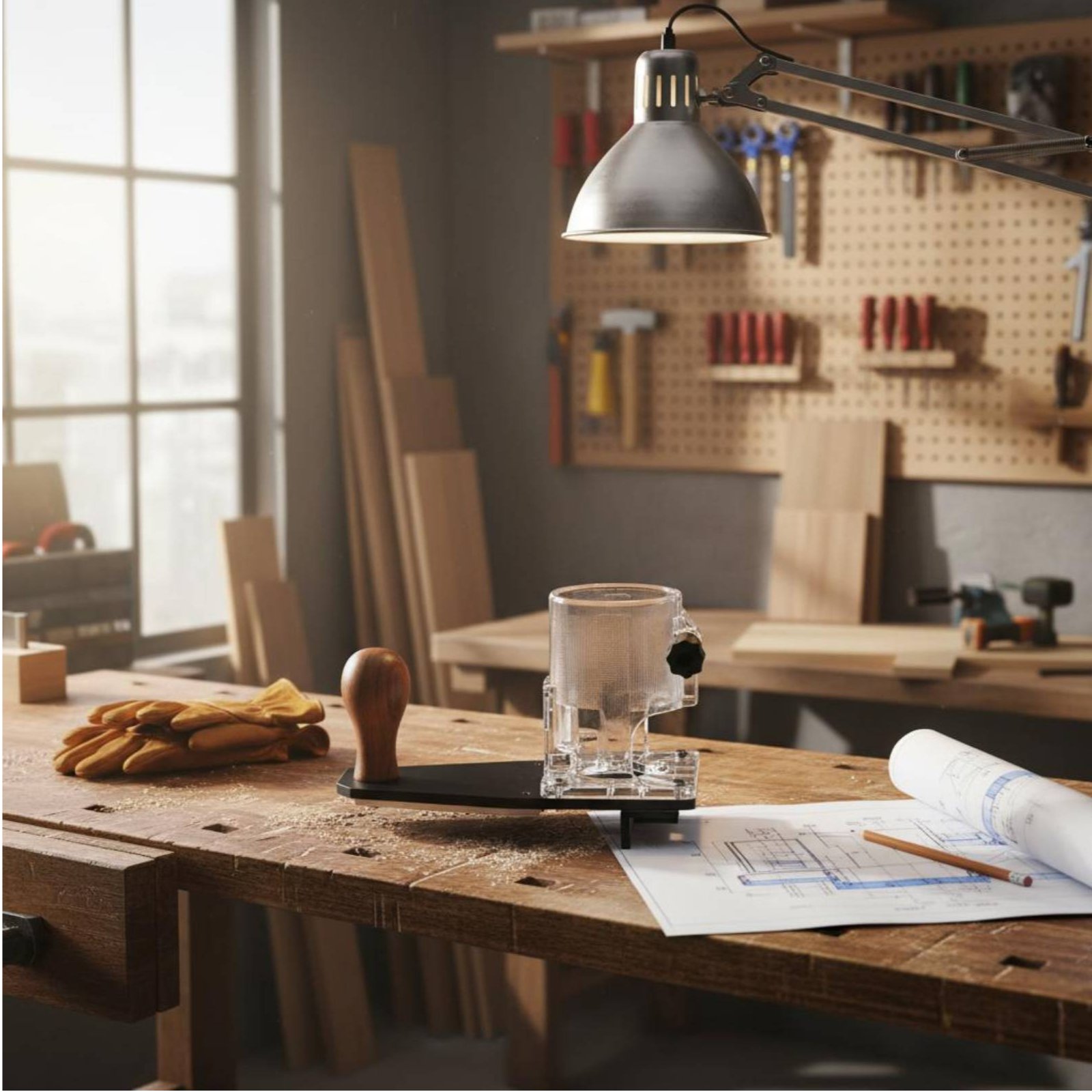 Power Tools For Woodworking - Border Trimming Base Long-Lasting Construction Round