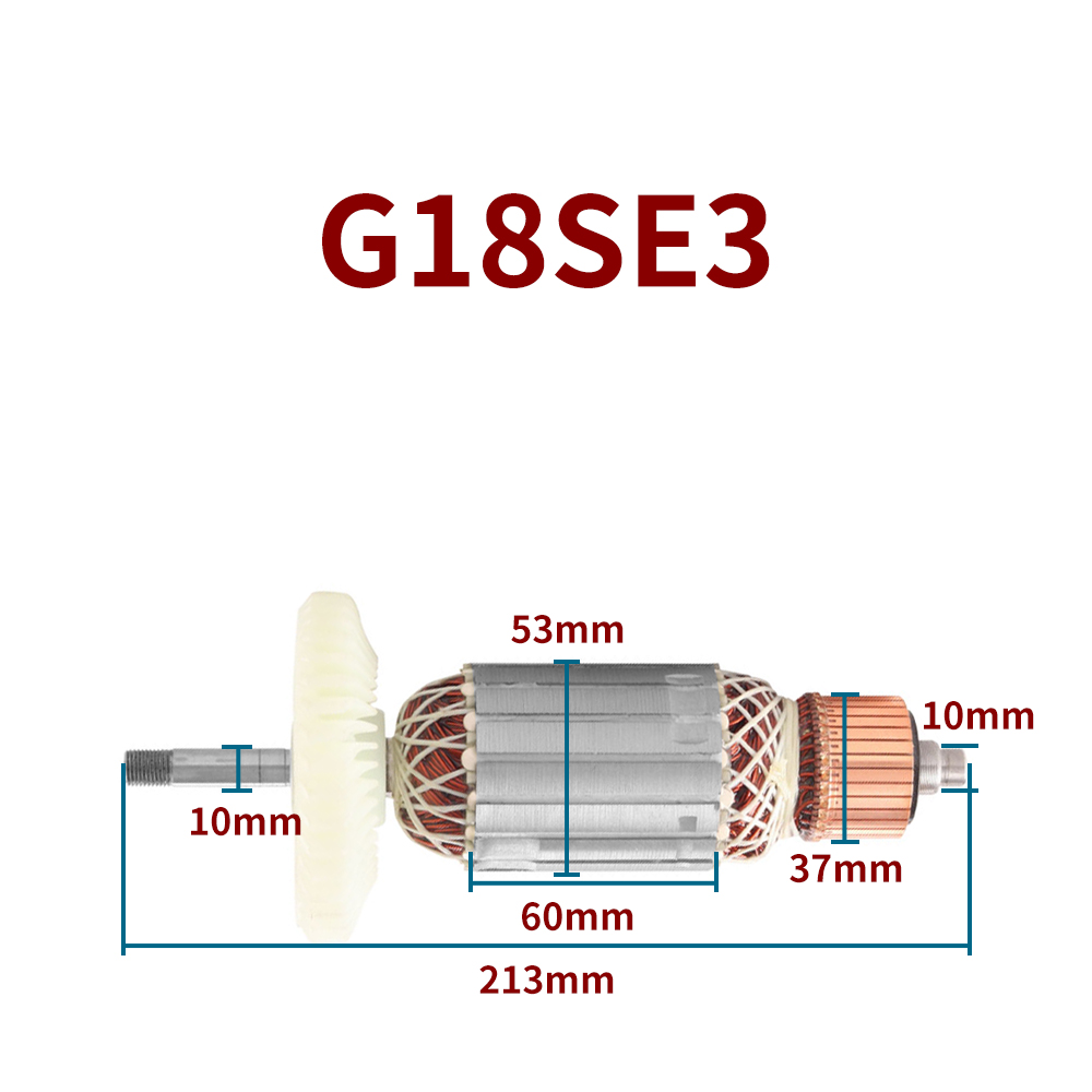 Power Tools Hitachi - 220-240v armature for Hitachi G18SE3 angle