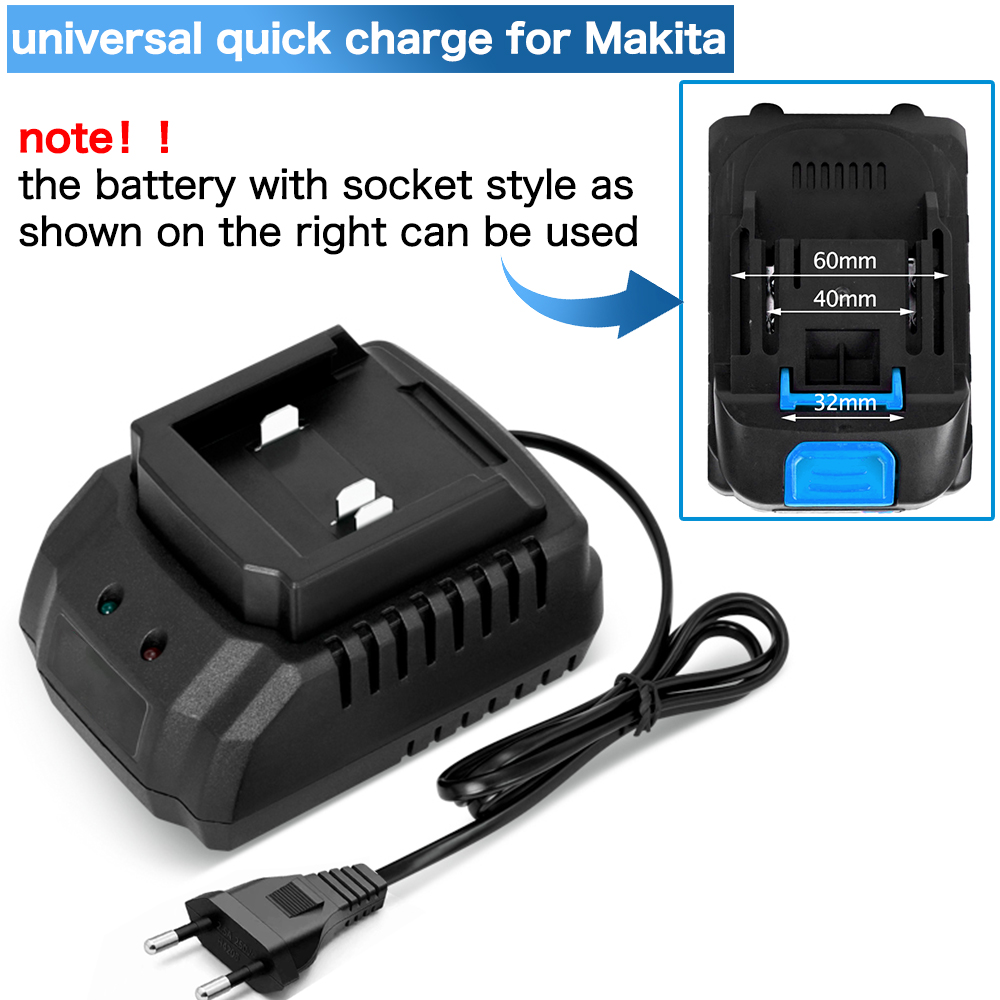 Charger EU/US/UK Plug for 18V  - огляд і ціна Power Tools Excel