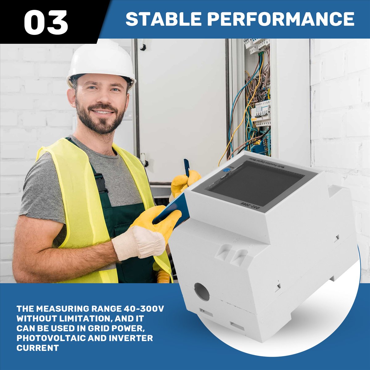 MALL Din Rail AC Monitor 6IN1  - огляд і ціна Power Tools Mall