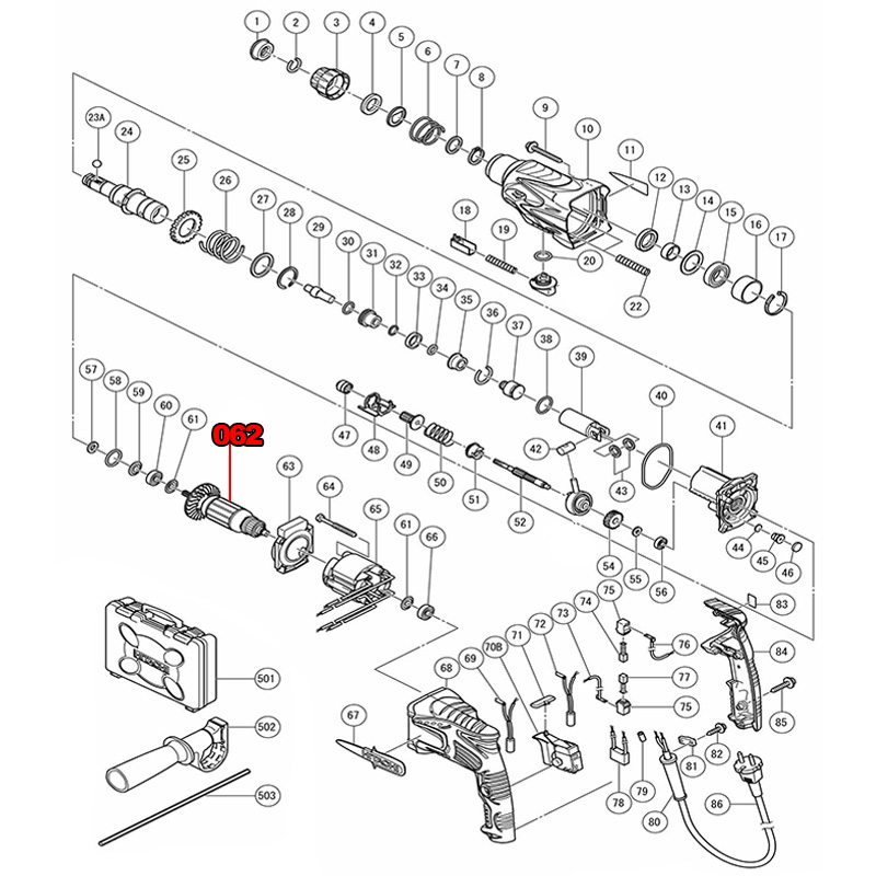1Pc 5T AC220V Armature Rotor M - огляд і ціна Power Tools Hitachi