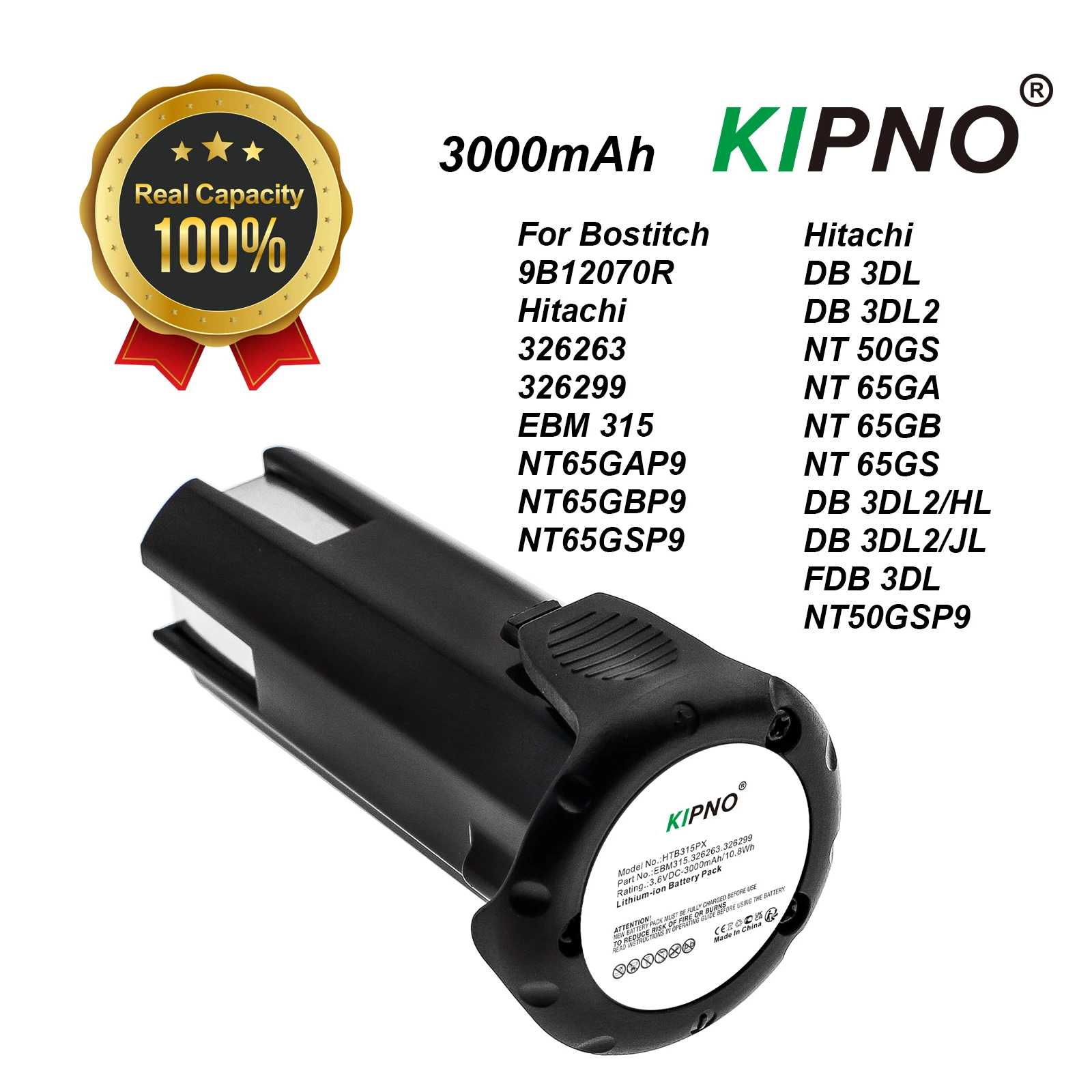 KIPNO 3000mAh Li-ion Replaceme - огляд і ціна Power Tools Hitachi