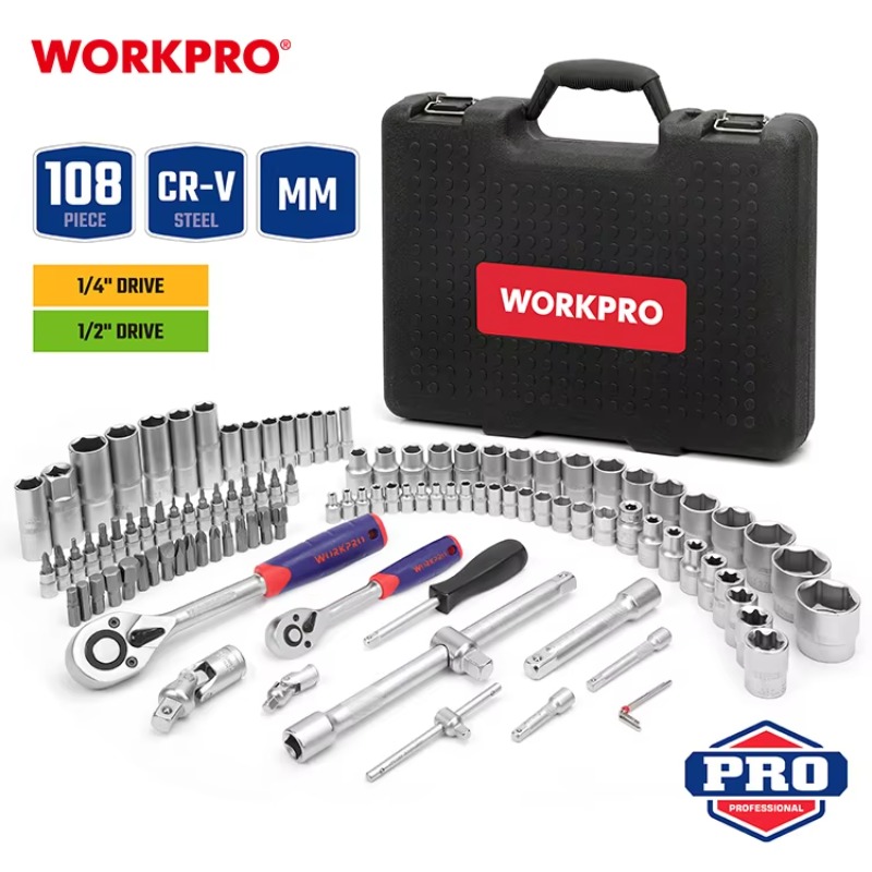 108pcs Professional Mechanics  - огляд і ціна Power Tools Set