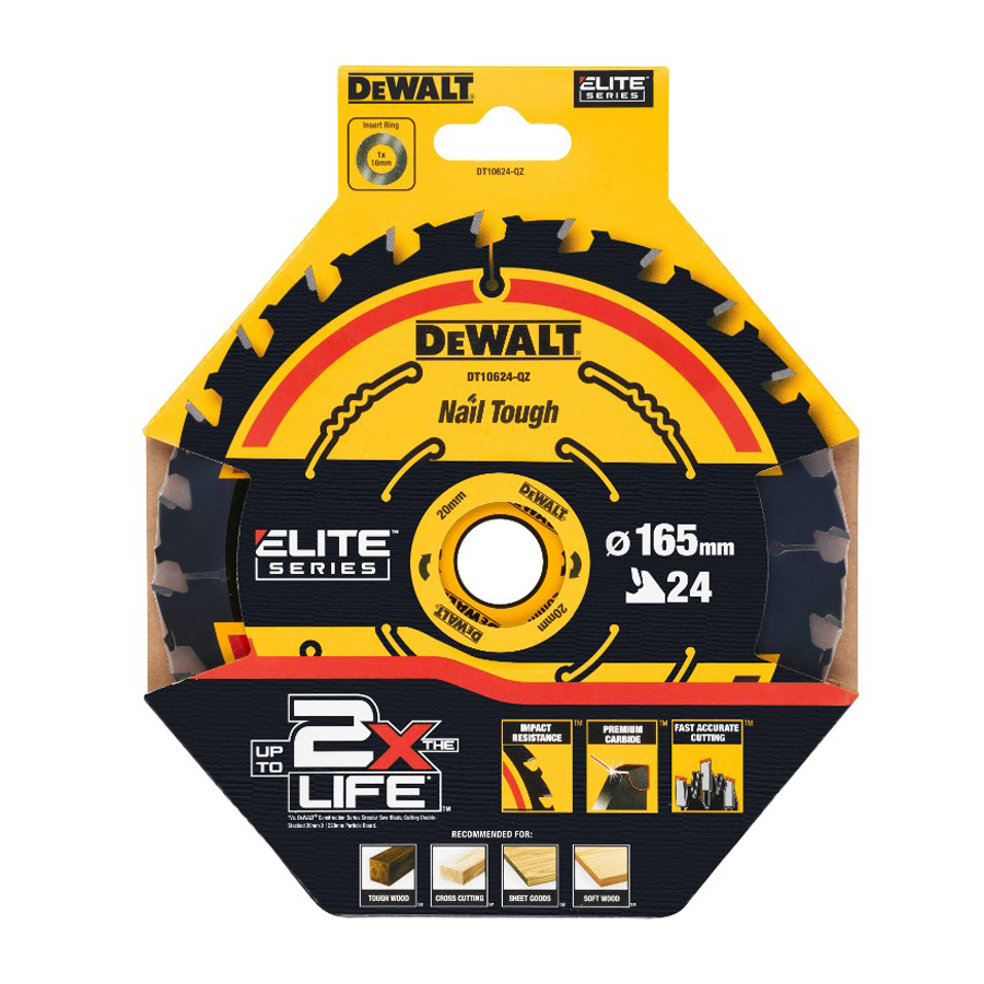 DEWALT DT10624-QZ 1/3pcs 24T C - огляд і ціна Power Tools For Woodworking