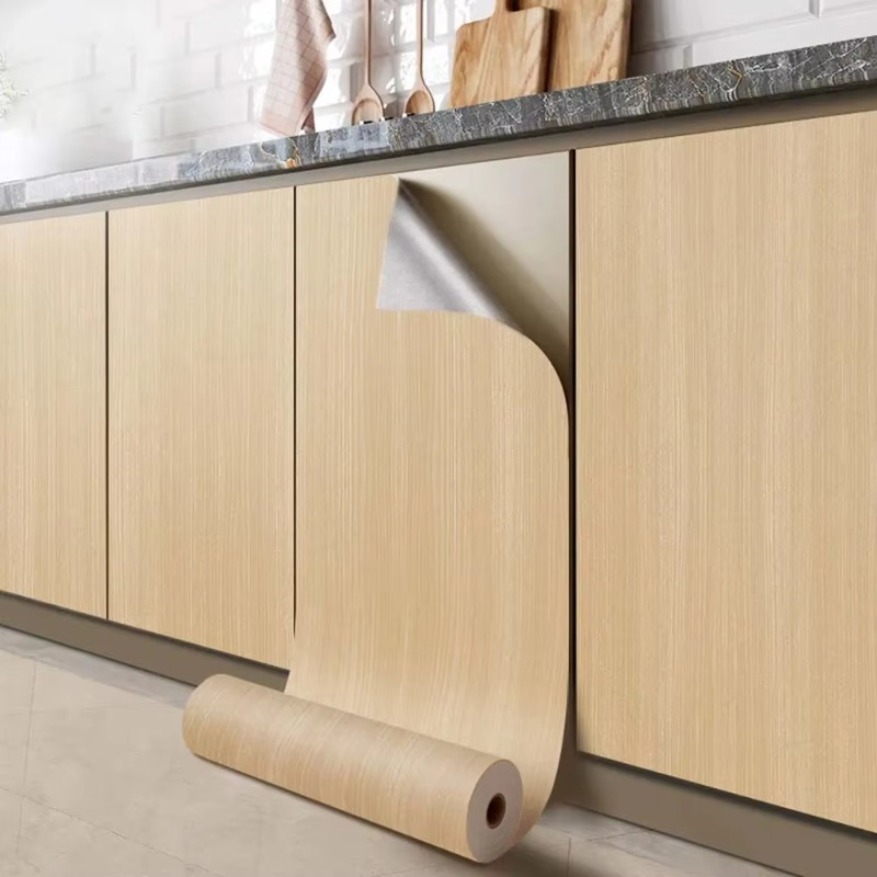 PVC vinyl yellow oak grain dec - огляд і ціна Power Tools Wallpaper